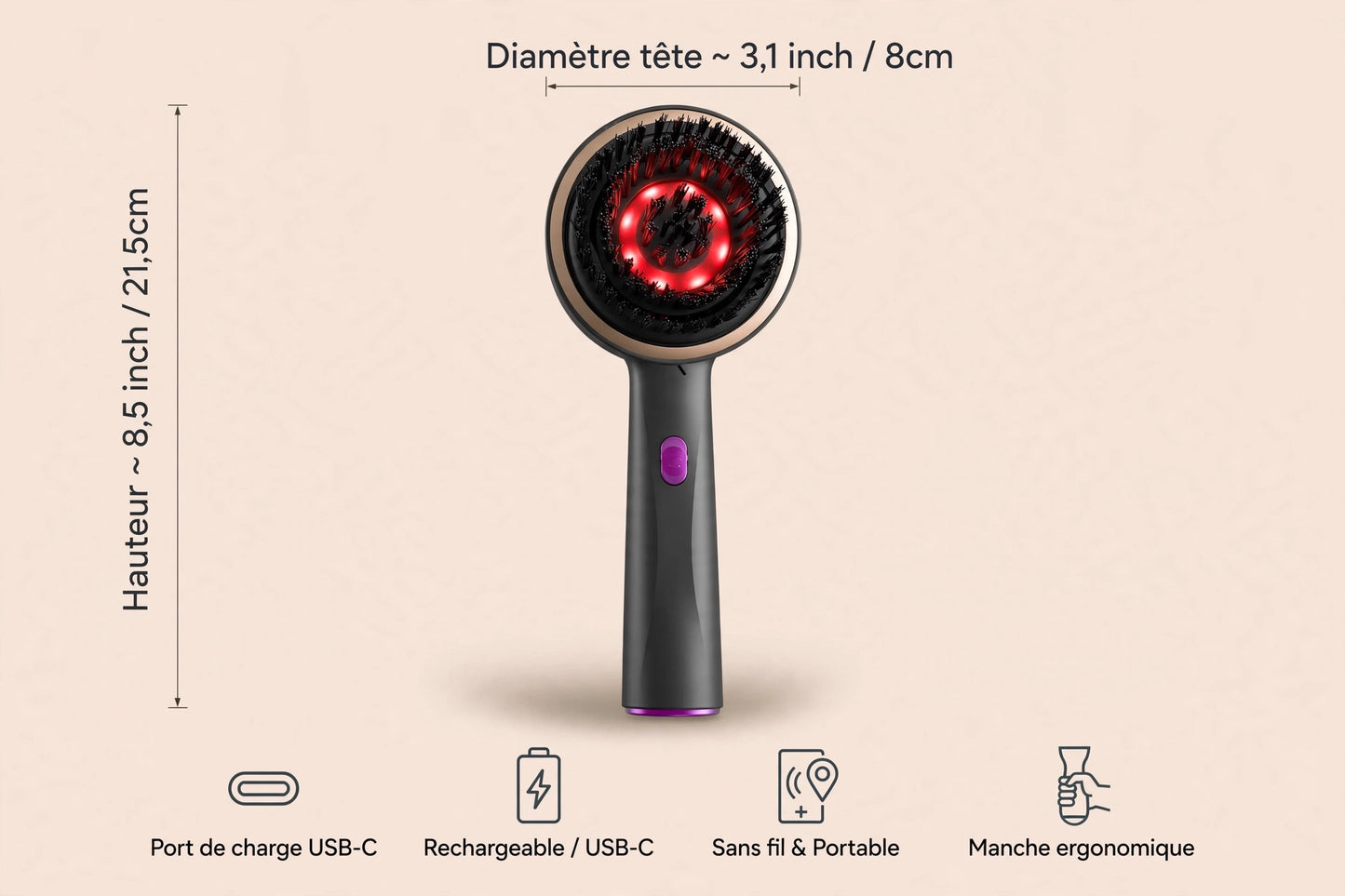 Brosse Massante Lunalea